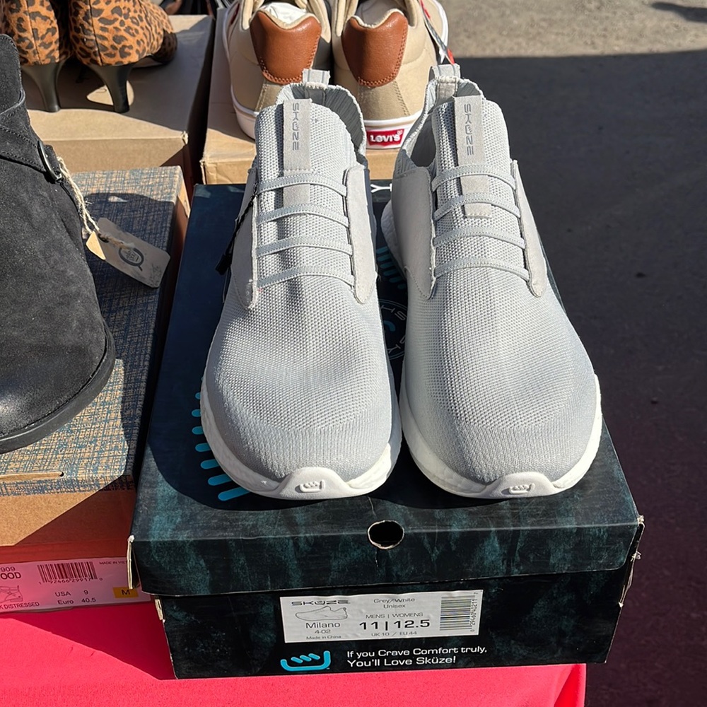 Skuze Milano Shoes Gray